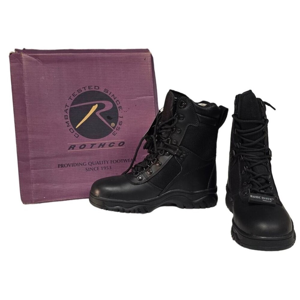 Rothco Forced Entry 8" Tactical Boots Waterproof Leather/Nylon Mens 7 Womens 8.5